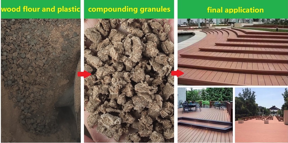 WPC granules to make floor roof board.jpg