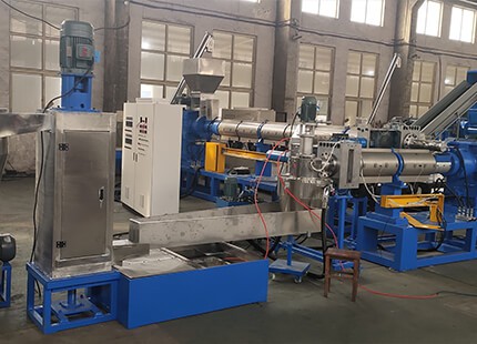 Double stage crushed PE pipe granulation machine– South Africa