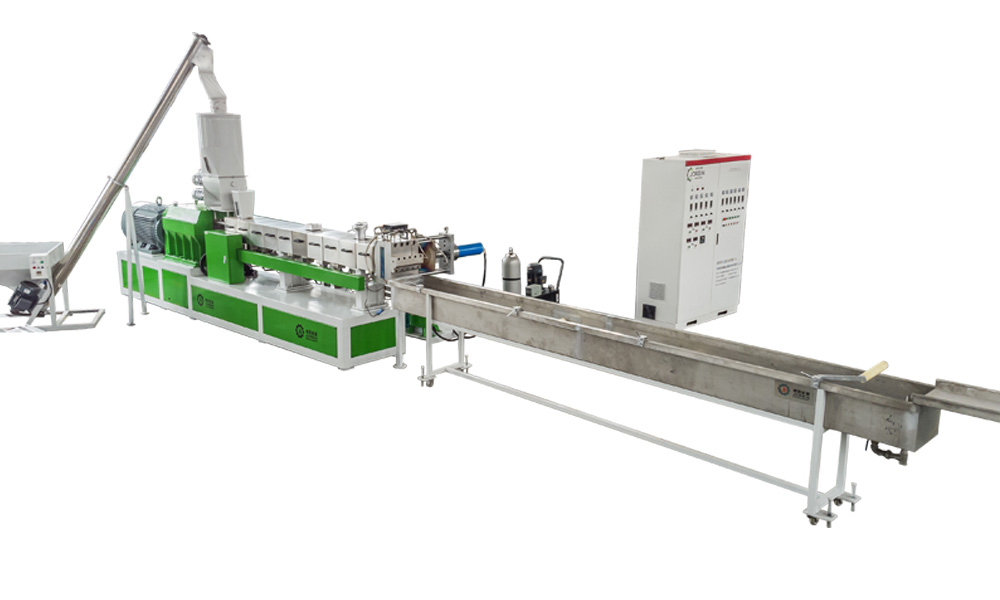 Pp Masterbatch Twin Screw Compounding Extrusion Line 75mm High Torque