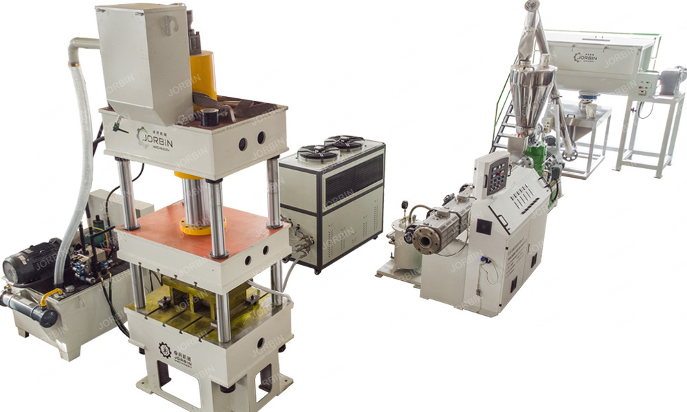 Paver manufacturing Machine by mixing Plastic and SAND